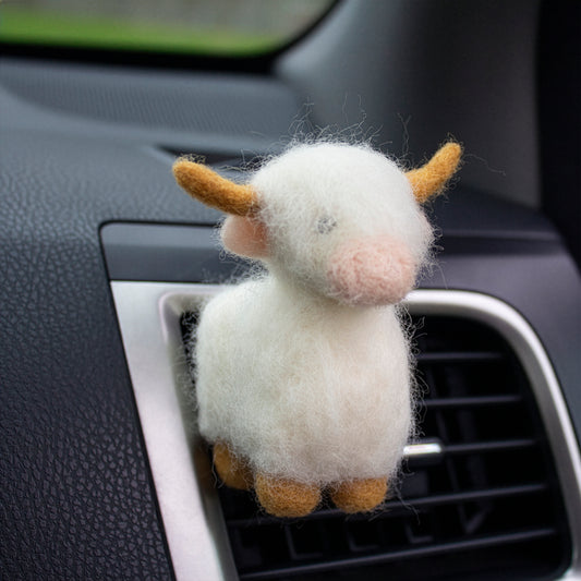 Highland cow Car Vent Clip