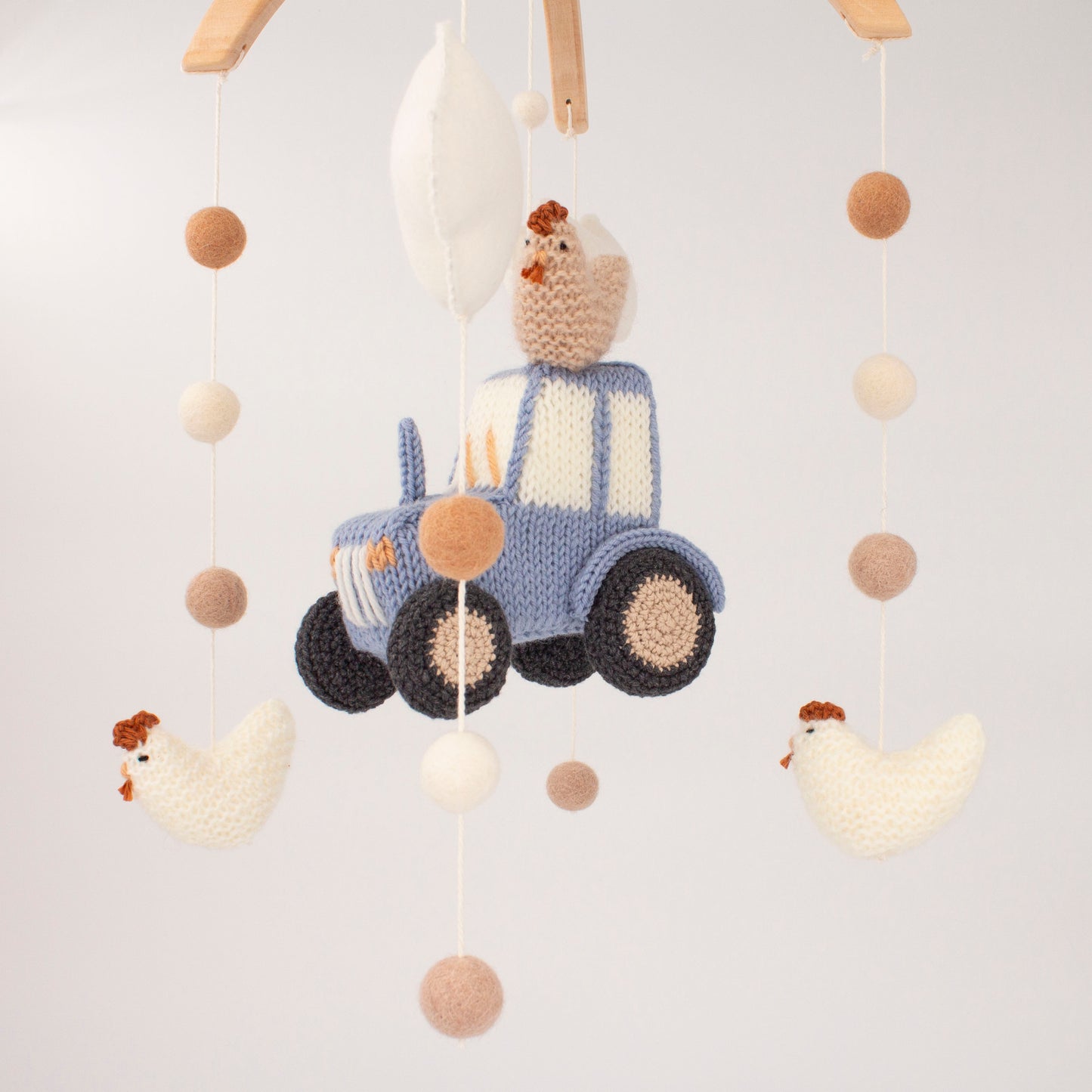 Blue Tractor Baby Mobile Drift & Dream – Farm Nursery Decor