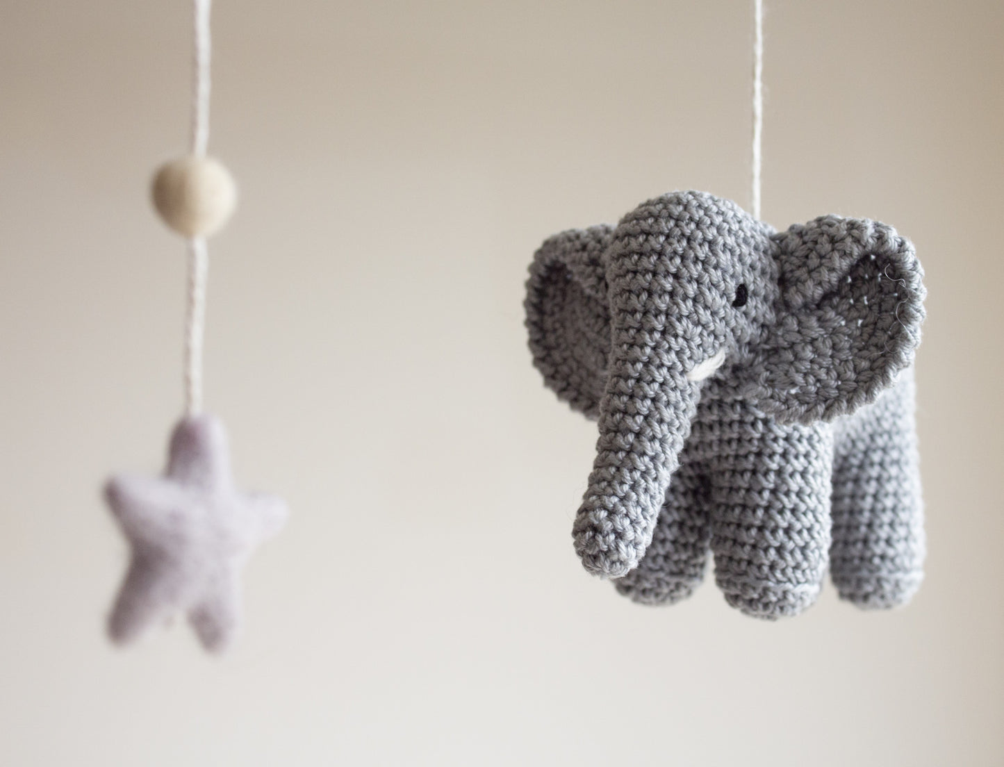 Elephants nursery mobile