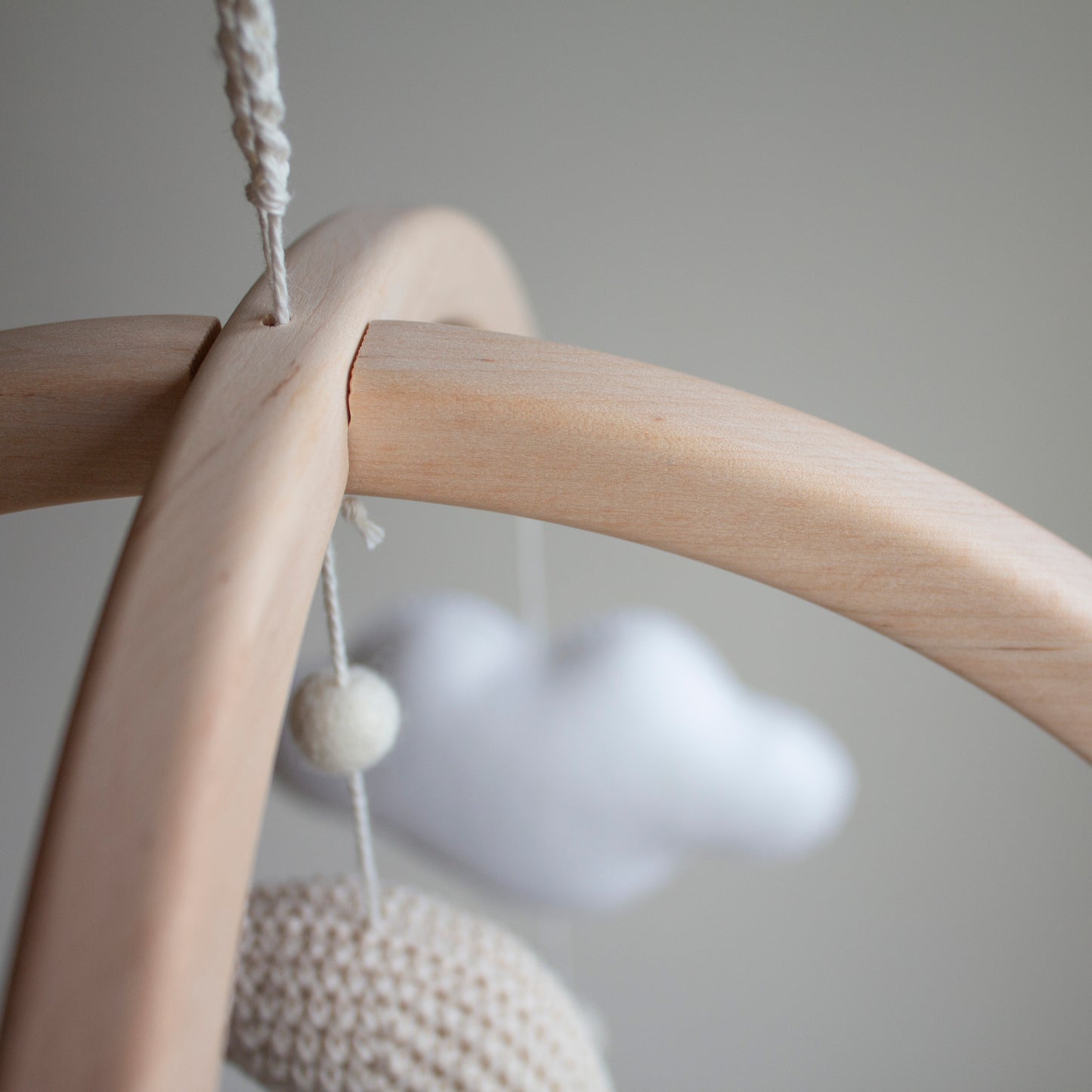 Chestnut Brown Horses Baby Mobile – Neutral Pony & Celestial Nursery Decor