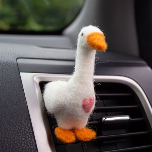 Heart Goose Car Vent Clip