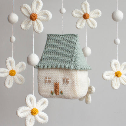 Baby mobile Daisy Cottage - Floral Fairytale Nursery Decor