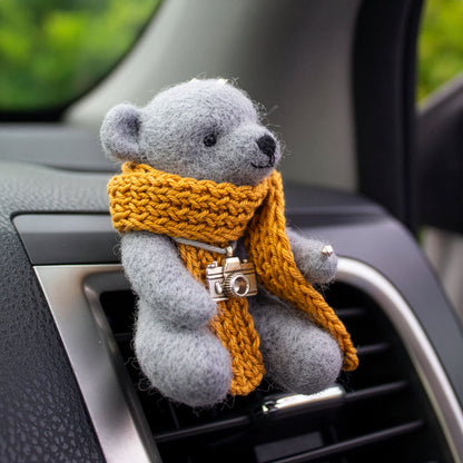Camera Bear Car Vent Clip