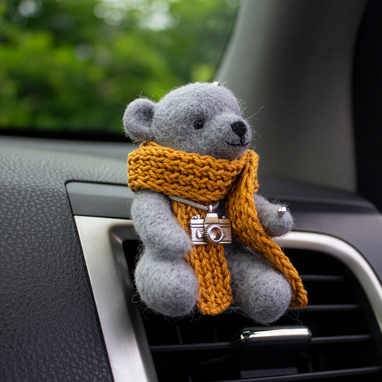 Camera Bear Car Vent Clip