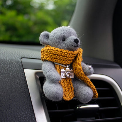 Camera Bear Car Vent Clip