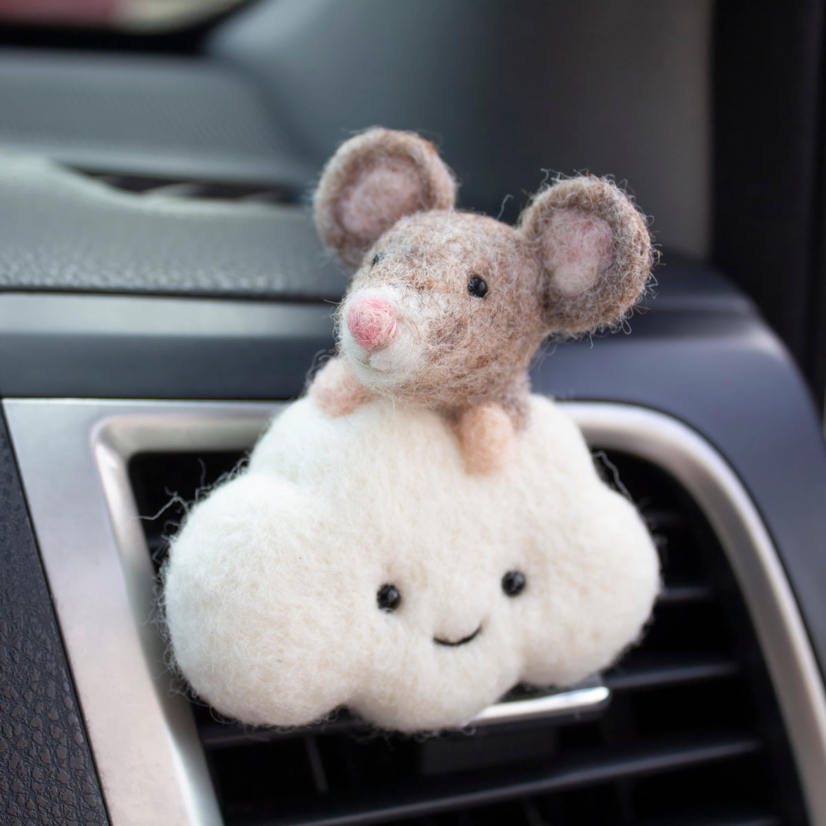 Mouse Cloud Car Vent Clip