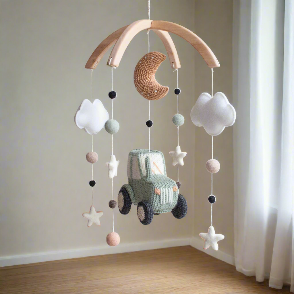 Dreamy Tractor Baby Mobile