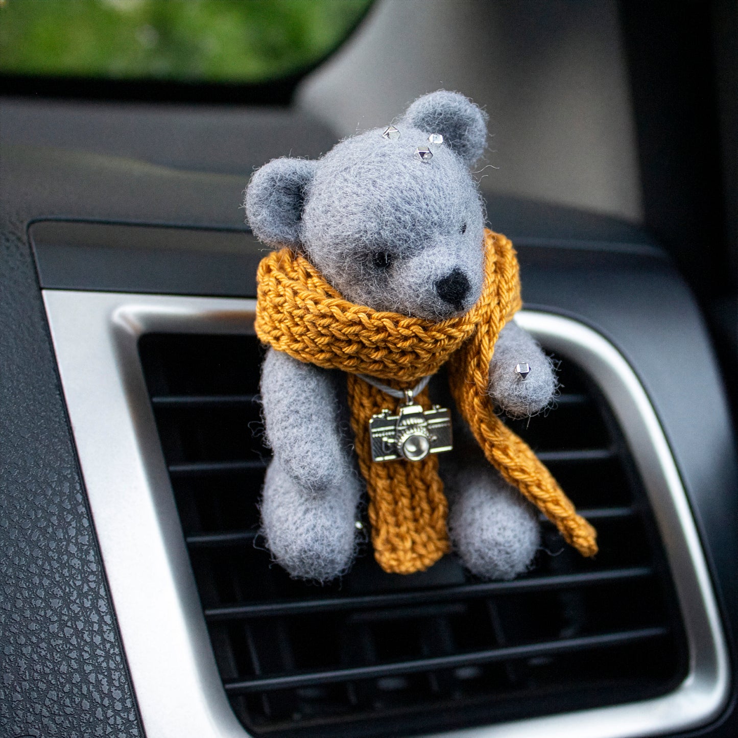 Camera Bear Car Vent Clip