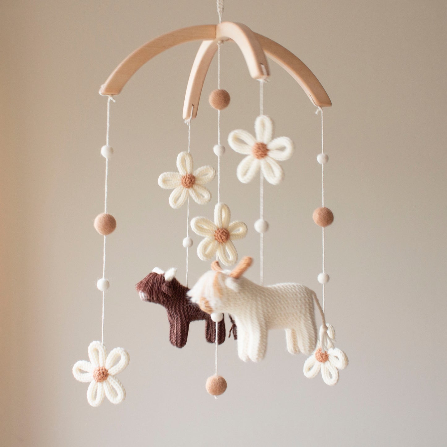 Cows & Daisies nursery mobile