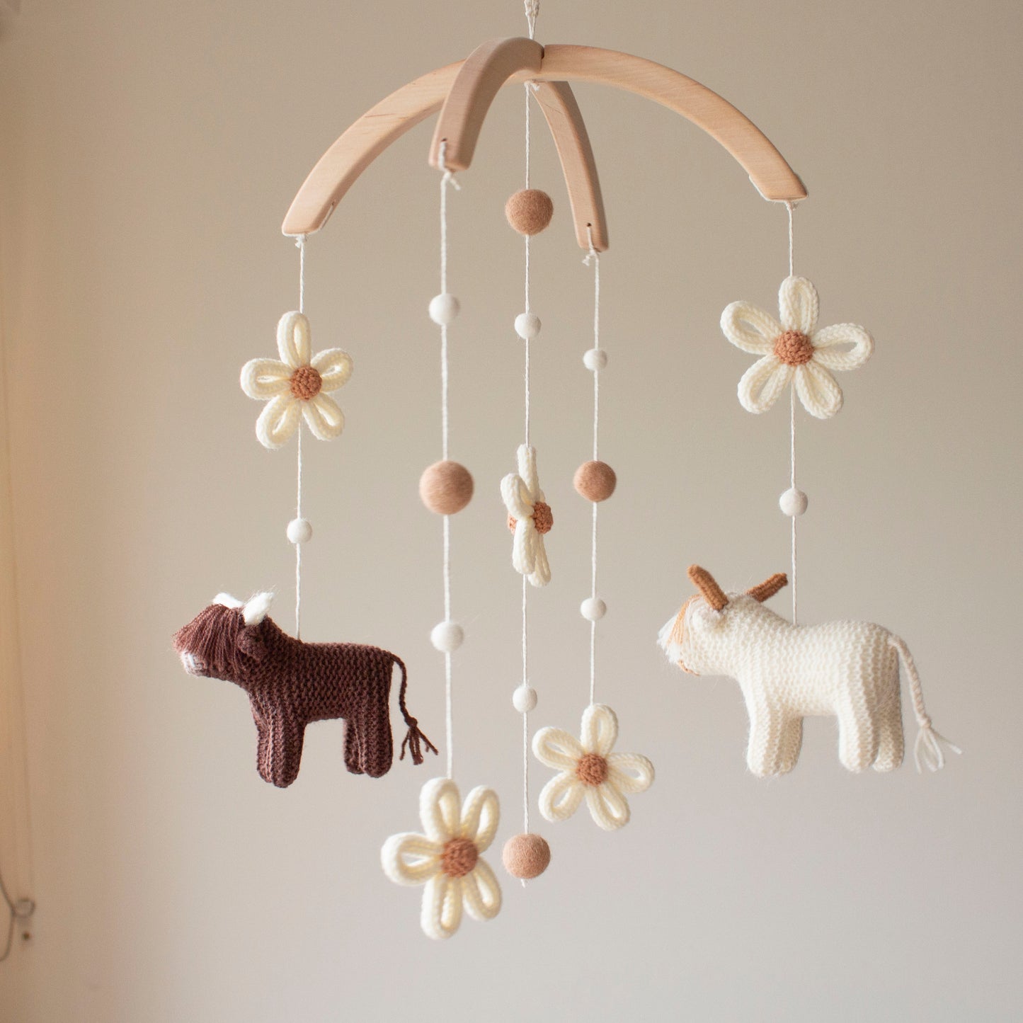 Cows & Daisies nursery mobile