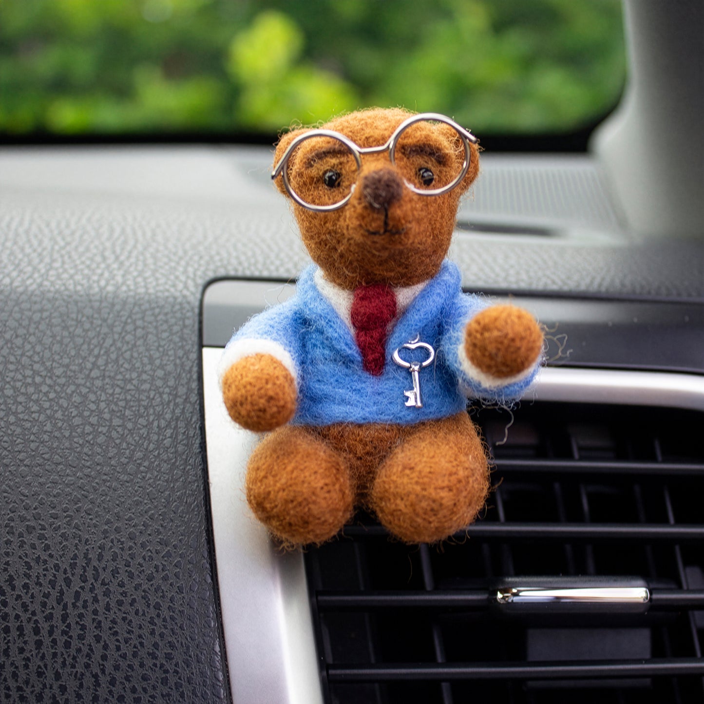 Backseat Driver Bear Car vent clip