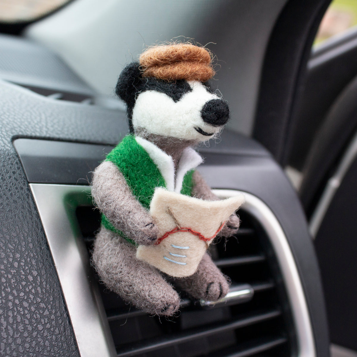 Map Badger Car Vent Clip