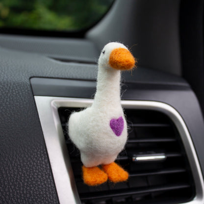 Heart Goose Car Vent Clip