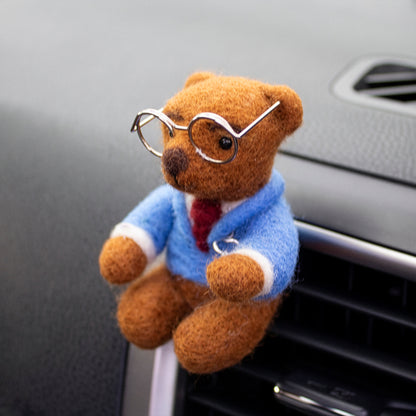 Backseat Driver Bear Car vent clip