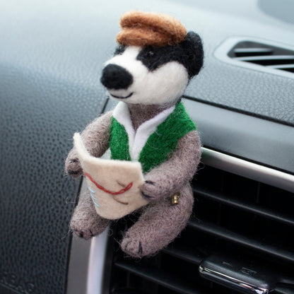Map Badger Car Vent Clip