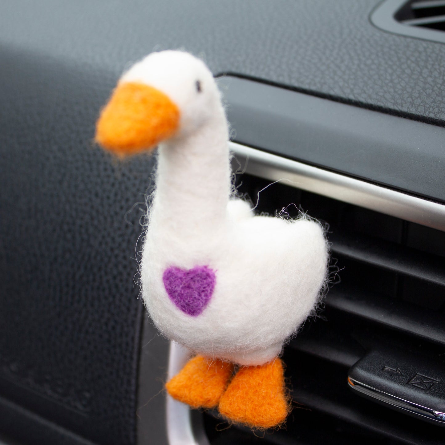 Heart Goose Car Vent Clip
