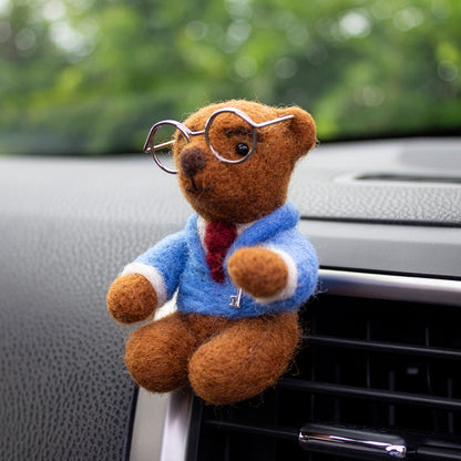 Backseat Driver Bear Car vent clip