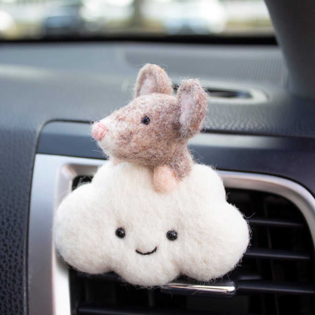 Mouse Cloud Car Vent Clip
