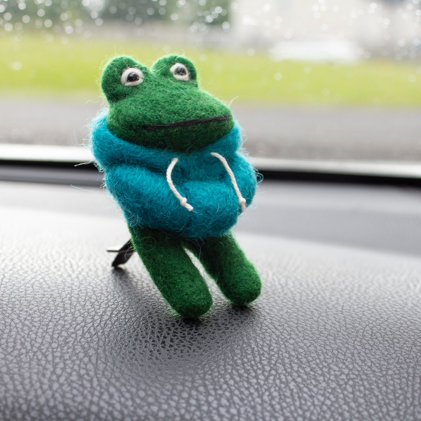 Hoodie Frog Car Vent Clip