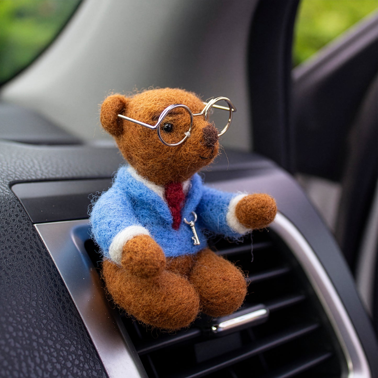 Backseat Driver Bear Car vent clip