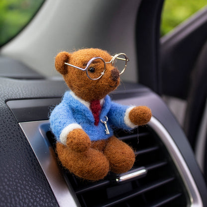 Backseat Driver Bear Car vent clip
