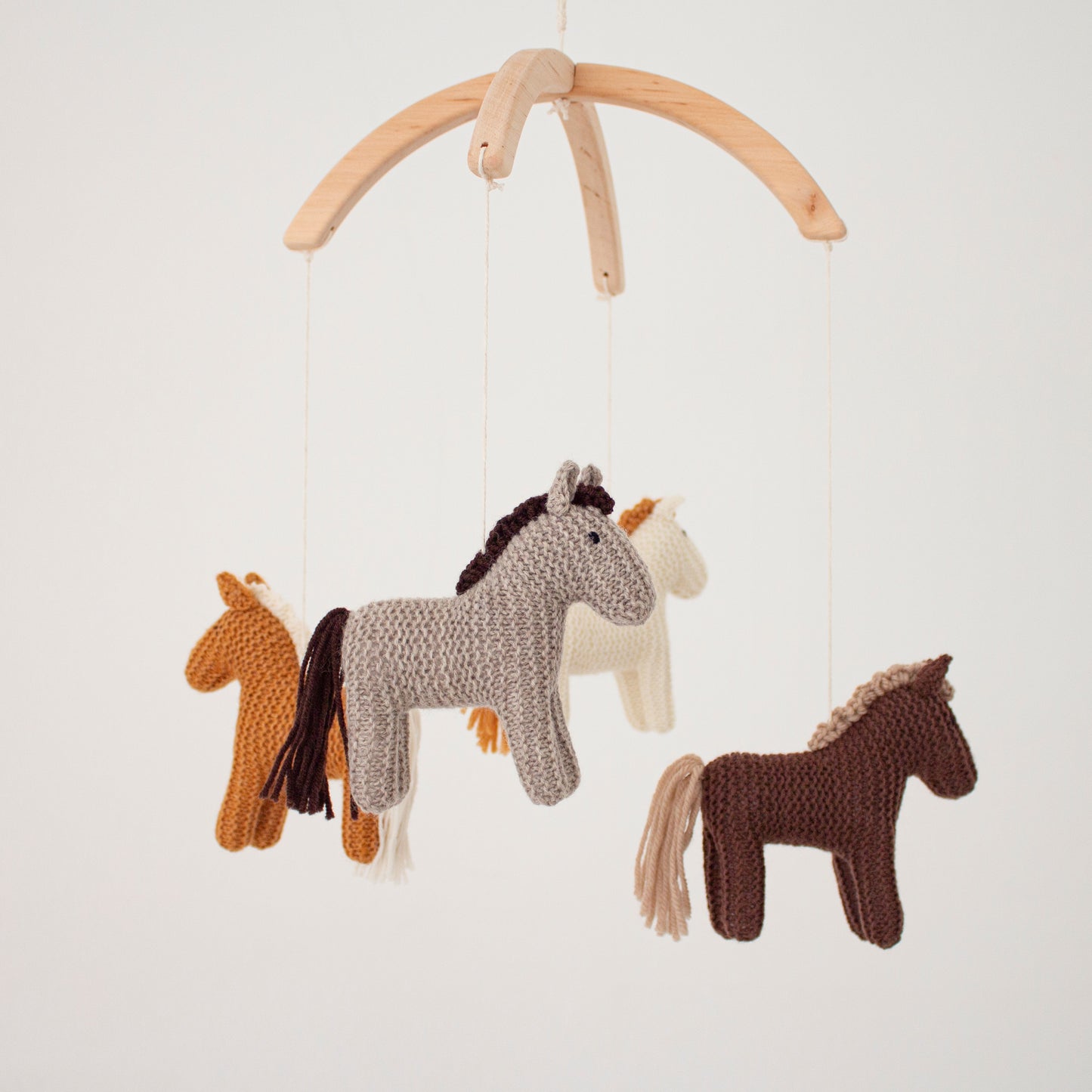 Horses nursery mobile - Ponies baby room mobile