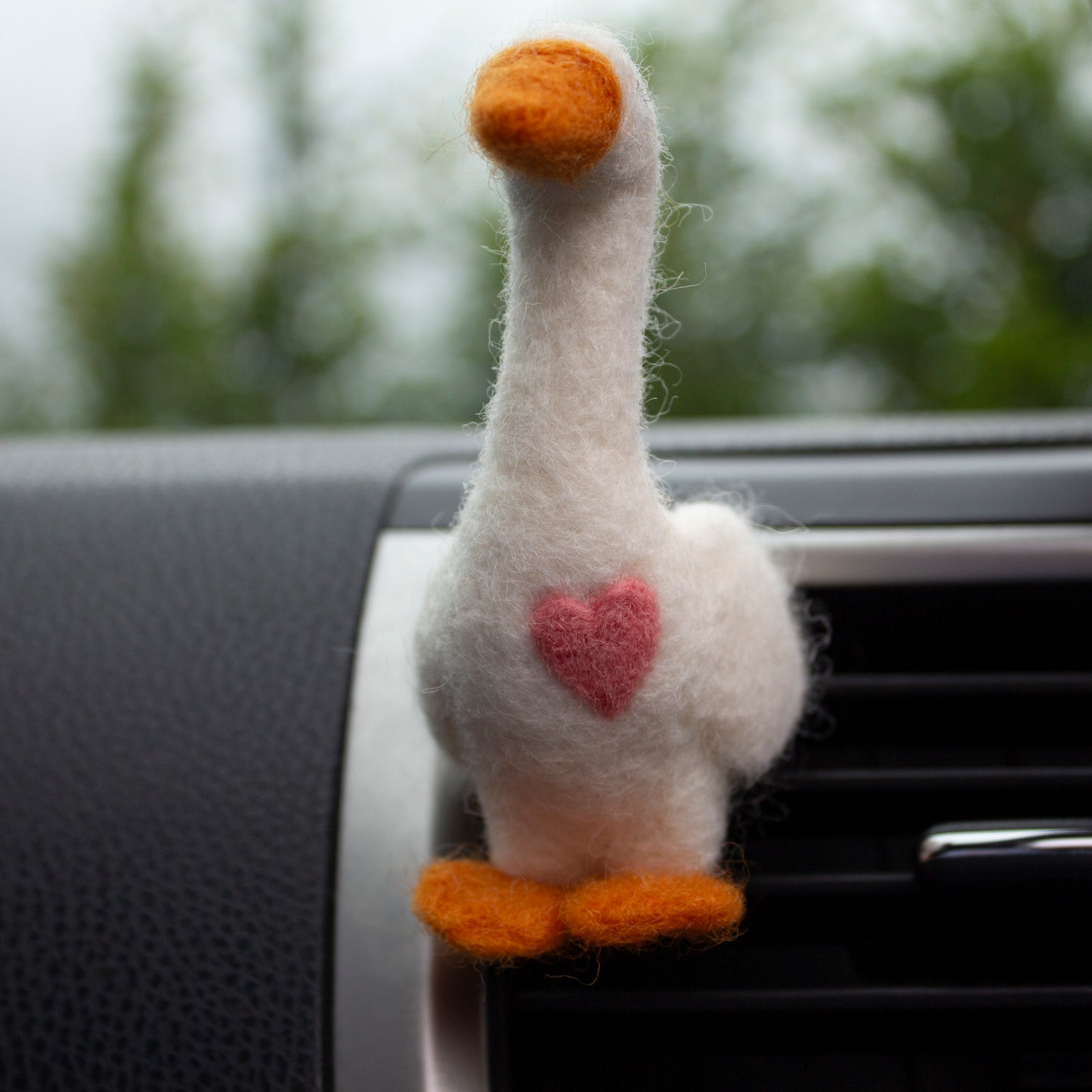Heart Goose Car Vent Clip