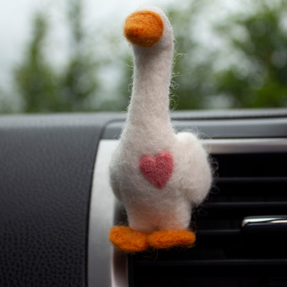 Heart Goose Car Vent Clip
