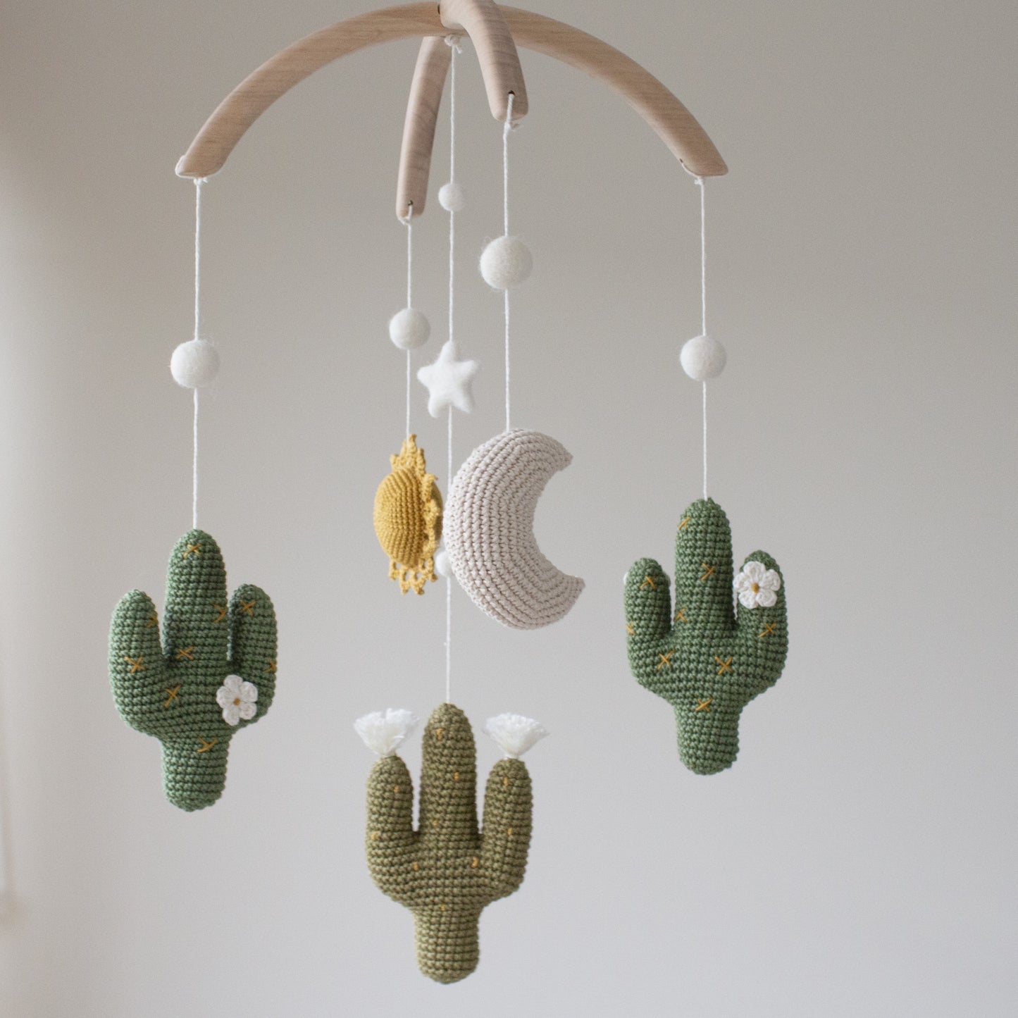 Green cactuses mobile