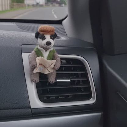 Map Badger Car Vent Clip